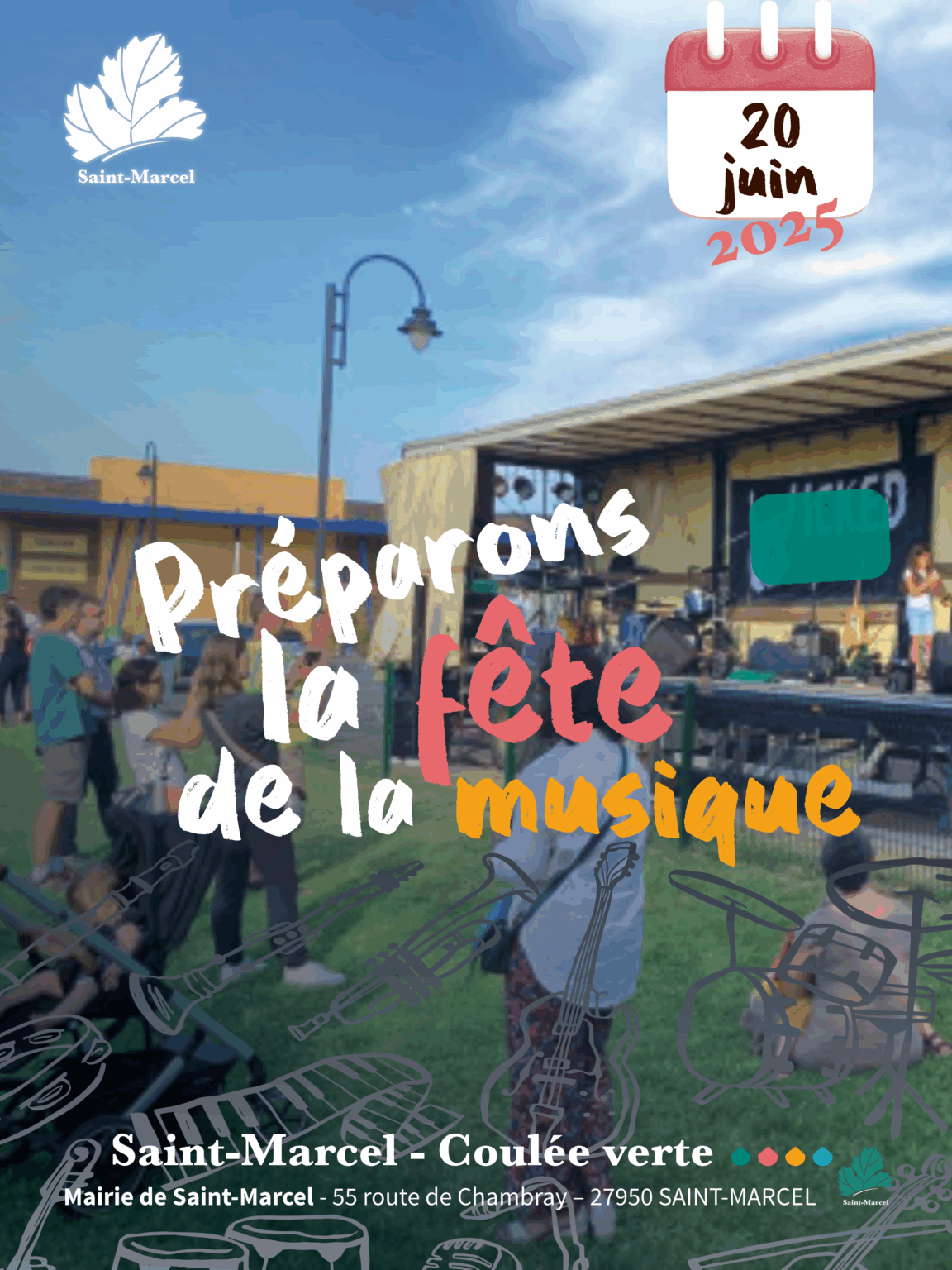 Fete de la musique 2025 - affiche intermédiaire BAO